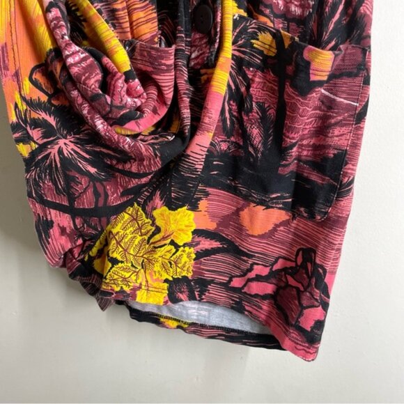Zara Hawaiian Sunset Printed Jumpsuit Romper size S - Picture 6 of 11